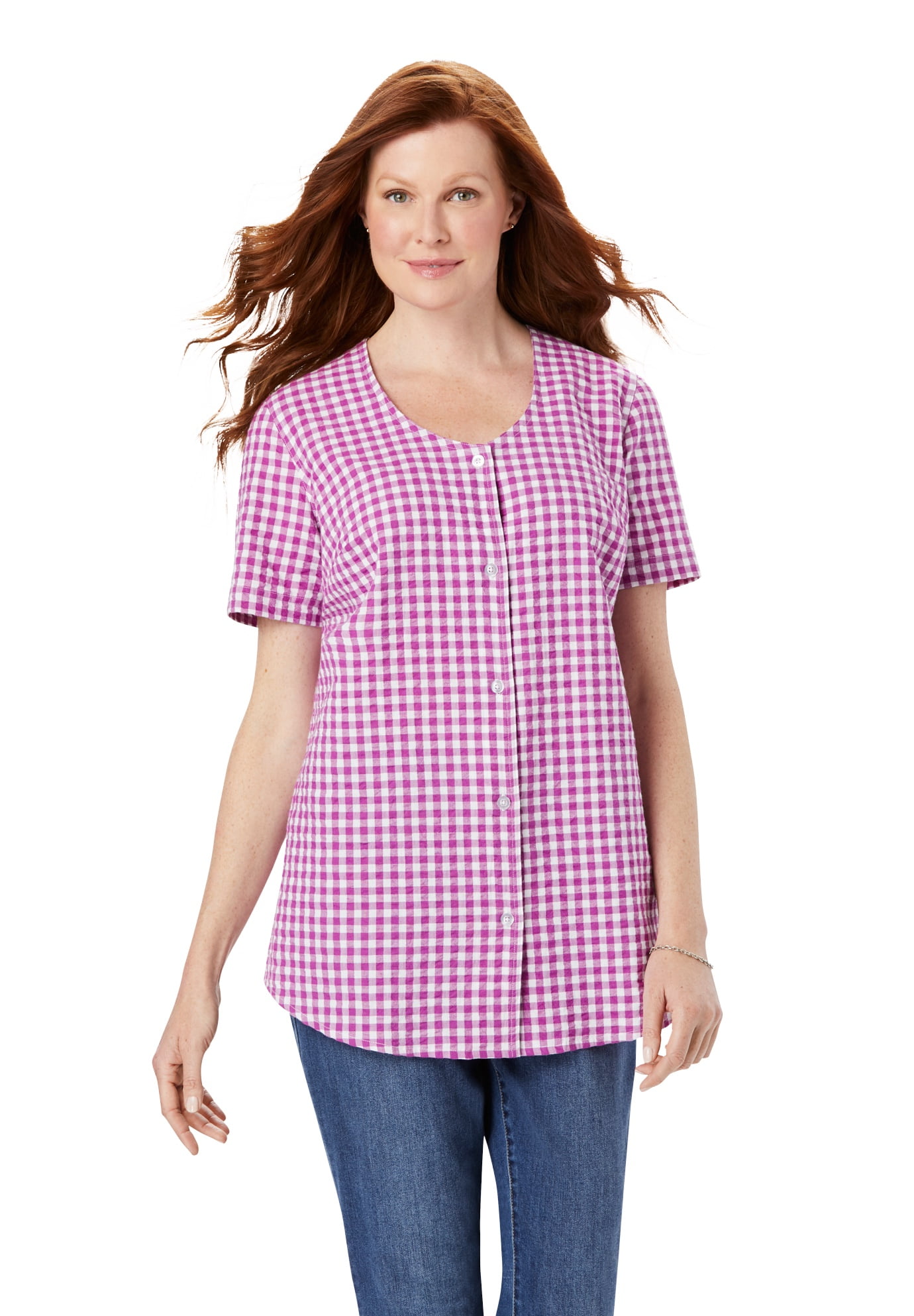 ladies seersucker shirts