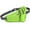 Fluorescent Green, variant on Toptie Dark Grey Fanny Pack with Water Bottle Holder, Reflective Strip Unisex Waist Bag for Running, Workout, Travel, Hiking (Without Bottle)