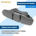 thumbnail image 2 of W10508950 Stop Track Dishwasher Dishrack Slide Rail Stop Replacement for Whirlpool Maytag KitchenAid Kenmore IKEA Amana Replace 8562015 W10199682 WPW10508950 LP16821, 2 of 7