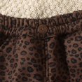 thumbnail image 5 of Bainana Toddler Leopard Pants Boys Elastic Waist Wide Leg Trousers Loose Daily Wear Pants, Size 1-8 Years, Khaki, 5 of 9