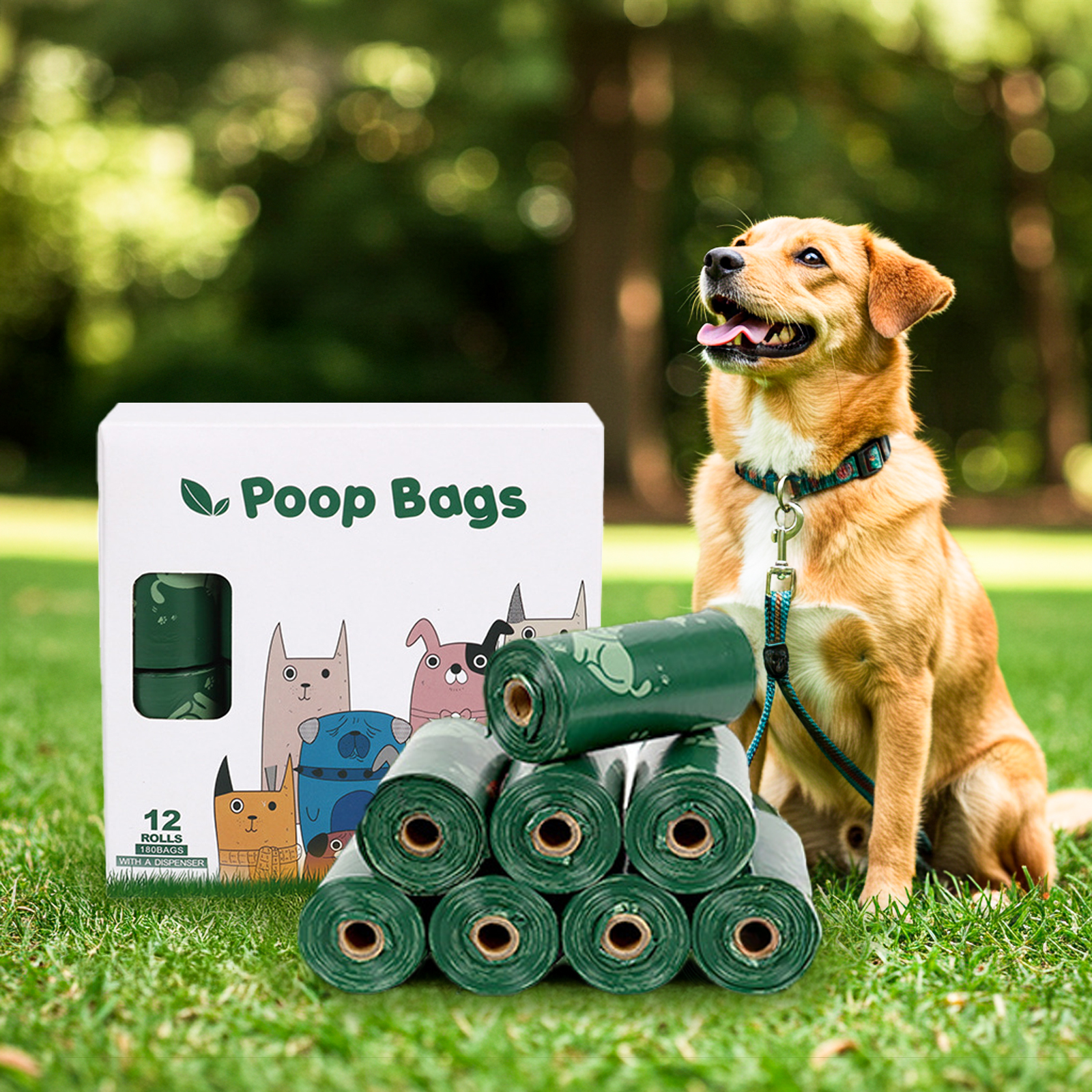 DaPlug Dog Poop Bags with Dispenser, 180 Count photo 3