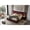 Red + King, variant on King Size Velvet Upholstered Platform Bed Frame, Vertical Channel Tufted Wingback Headboard with Sturdy Wooden Slats, No Box Spring Needed, Easy Assembly Bedroom Furniture,Red