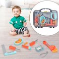 thumbnail image 2 of Kids Toy Tool Set Realistic Kids Construction Toy Include Drill, Sander Toy, 2 of 4
