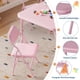 thumbnail image 3 of ✨ Set de 5 Piezas - Mesa + 4 Sillas Plegables para Niños | Perfecto para Comer, Pintar, Jugar y Aprender en Casa, Guardería o Escuela, rosa, 3 of 8