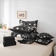 thumbnail image 5 of Feelyou Bohomian Damask Twin Bedding Sets 7-Piece, Gothic Halloween Bedding Comforter Set, Hippie Moon Sun Sheet Sets, Breathable Bedroom Decoration, 5 of 7