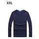 thumbnail image 3 of Minnieouse Top básico para hombre, ropa interior cálida de otoño, Base para clima frío, ropa de Color sólido, Jersey informal de ocio, deportes, Camisetas XXL Espesar azul oscuro Minnieouse  AP013161-20, 3 of 6