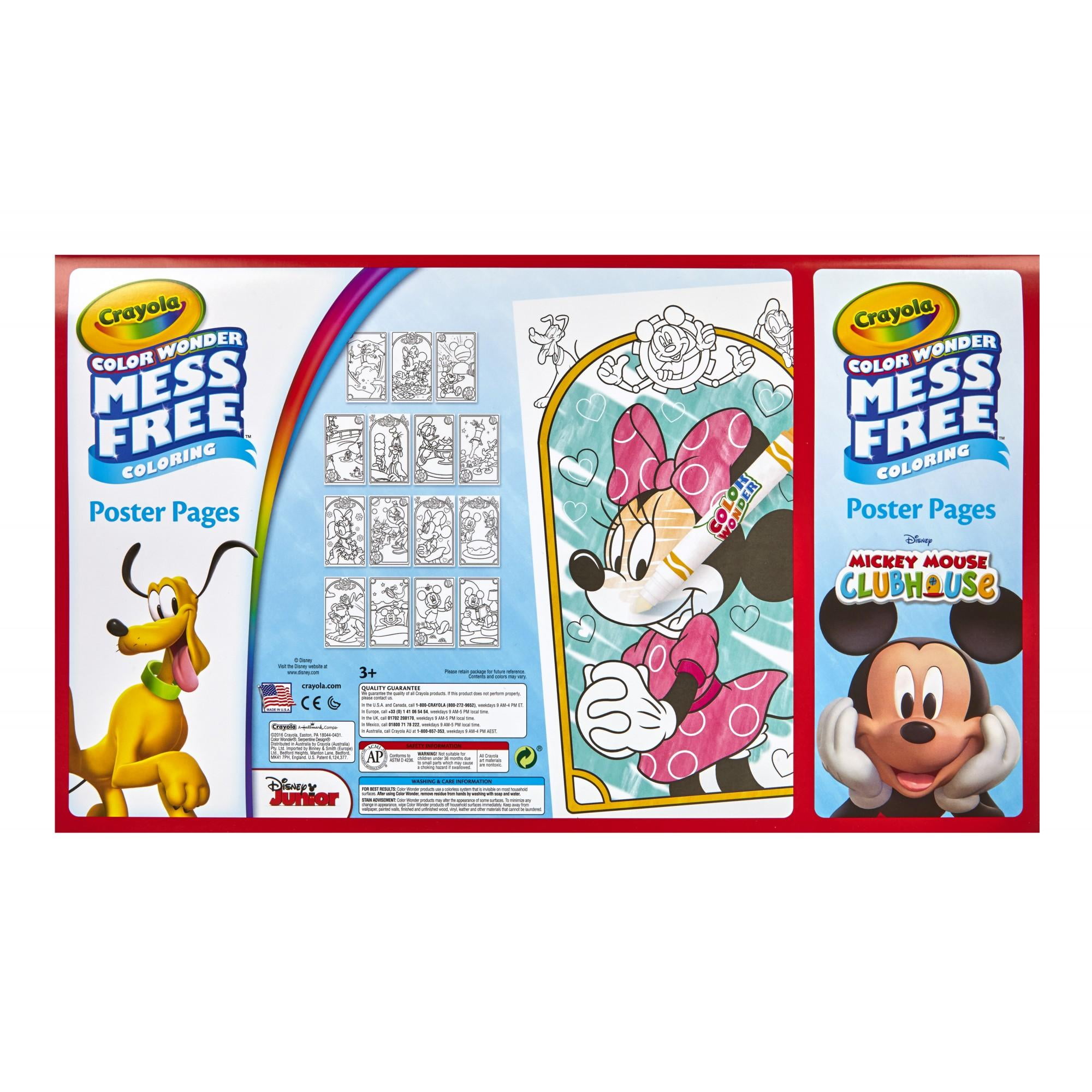 crayola giant coloring pages mickey mouse clubhouse