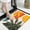 Colorful Leaf, variant on Boho Bathroom Rugs Yellow and White Sun Bath Mat Non Slip Water Absorbent Microfiber Bath Rug Modern Minimalism Aesthetic Machine Washable Floor Mats for Bathtub Sink Shower, 18x26 inch