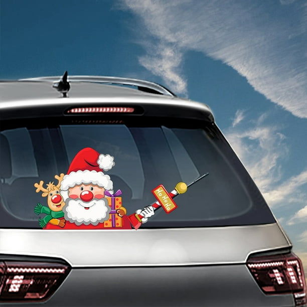 Rear windshield clearance wiper decorations