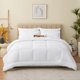 thumbnail image 2 of Juego de cama CozyLux, edredón blanco, tamaño king, 7 piezas, 2 of 6