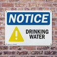 thumbnail image 4 of (2 Pack) Drinking Water OSHA Notice Sign 24 Inch X 18 Inch Indoor / Outdoor Rust-Free Aluminum Metal Signs for Workplace, Workshop, and Construction Site, Made in the USA, 4 of 8