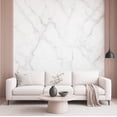 thumbnail image 5 of Faux Marble Wall Panels - Sample - Glossy - White, Grey, Black Veins, 5 of 9