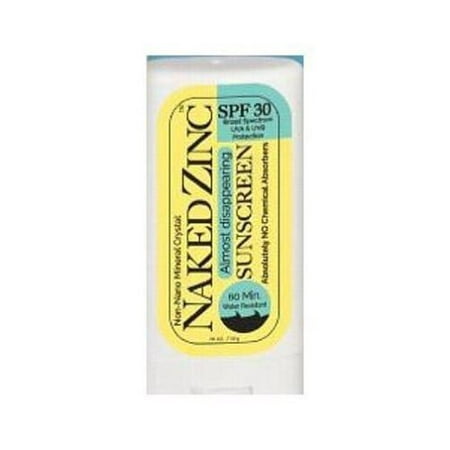 Naked Zinc SPF 30 Fragrance Free Sunscreen 3 oz - Walmart.com
