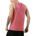 thumbnail image 3 of Ma Croix Men's Tri Blend Tank Top Soft Cotton Muscle Slim Fit T-Shirt S-2XL, 3 of 6