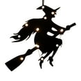 thumbnail image 6 of Halloween LED Wall Decals -8 Design Glow in The Dark Stickers (Bats Witch Pumpkin Castle Cat Ghost Spider and web ) for Party Atmosphere, Spooky Room Decor Acrylic Light Signs,Halloween Decorations, 6 of 6
