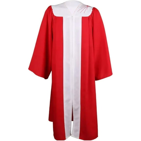 Misscom Unisex Adult Choir Robe Classic Matte Choir Robe For Church