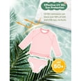 thumbnail image 4 of weVSwe Girls Rash Guard Swimsuit Rare Hem Cuffs Bathing Suit UPF 50+ Protection, 4 of 6
