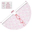 thumbnail image 3 of Sikiie Cat Paw 30-48 inches {designName} Print Christmas Tree Skirt Snowman Xmas Tree Skirt with Edge Christmas Decorations for Holiday Party-36", 3 of 7