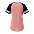 thumbnail image 4 of Gerichy Womens Summer Tops, Summer Short Sleeve Tops for Women Color Block Casual Tunic Crew Neck Striped T Shirts Women Tops, 4 of 6