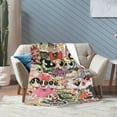 thumbnail image 6 of The Powerpuff Girls Bed Blanket Air Conditioner Quilt Ultra Soft Flannel Blanket All Season Fuzzy Blanket Reversible Fluffy Plush Blanket 80"X60", 6 of 8