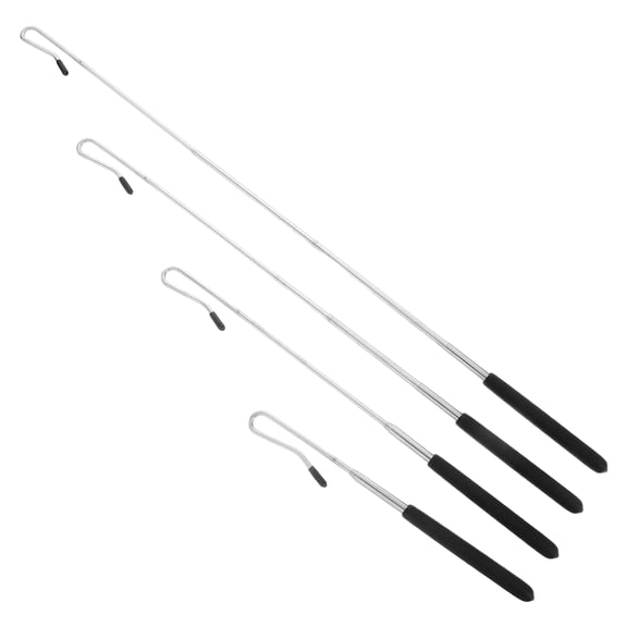 Pawsdot 4Pcs Puppet Rods Black Iron Puppet Control Rod For Comfortable Grip Puppet Shows