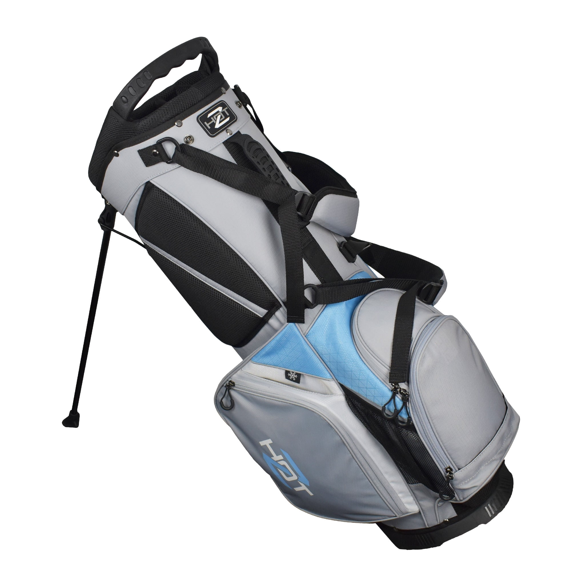 Hot-Z Golf Ladies 3.0 Stand Bag Grey/Light Blue/White