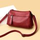 thumbnail image 2 of Bolso cuadrado pequeño clásico de cuero de color sólido, bolso de hombro informal en diagonal para madre, bolso de mujer de cuero suave coreano, 2 of 6
