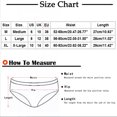 thumbnail image 3 of HUPOM Panties For Women Plus Size Underwear For Women In Clothing Briefs Leisure Tie Seamless Waistband Red L, 3 of 7