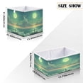 thumbnail image 2 of Cabinet Storage Basket 15.75x10.63x6.96 Inches Storage Box Foldable, Storable and Easy to Assemble ，Open Home Storage Bins ，Closet Storage Bins Boy Moon, 2 of 8
