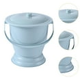 thumbnail image 6 of Wswqop Bedpan Chamber Pot Night Urinal ,Thickened, Portable Toilet Spittoon Urinal with Blue, 6 of 9