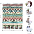 thumbnail image 4 of Teal and Orange Geometric Boho Pattern Blanket,Comfortable Soft Flannel Throw Blanket,All Season,Warm Lightweight Blankets for Sofa Bed Couch Living Room Chair,30"x40", 4 of 4