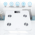 thumbnail image 3 of Active Era Smart Body Fat Scale (White) - Bluetooth Digital Bathroom Scale, 3 of 5