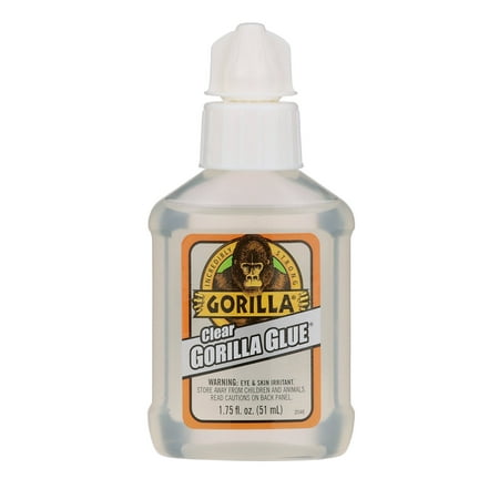Gorilla Clear Waterproof Polyurethane Glue, 1.75 Ounce Bottle. Assembled product...