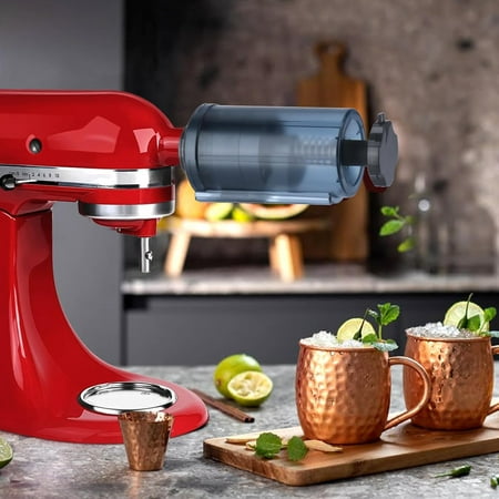 Shave Ice Attachment for Stand Mixer, 8 Molds Ice Shaver Maker
