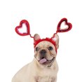 thumbnail image 4 of Miangastore Lot de 1 Épingle à Cheveux en Forme de Cœur à Sequins Rouges pour Chiens Accessoires de la Saint-Valentin, 4 of 8