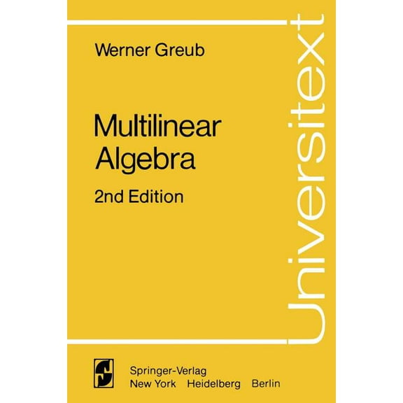 Universitext Multilinear Algebra, (Paperback)