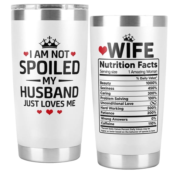 Vaso CURTIZON «No soy mimado, mi marido me ama», 600 ml