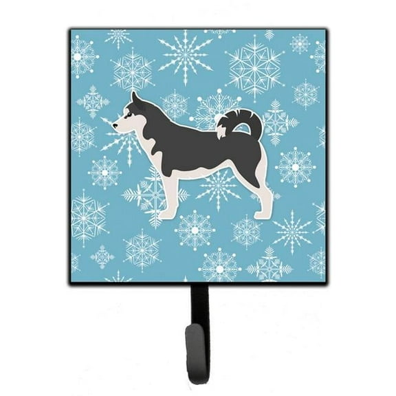 Carolines Treasures BB3580SH4 Winter Snowflake Siberian Husky Leash or Key Holder