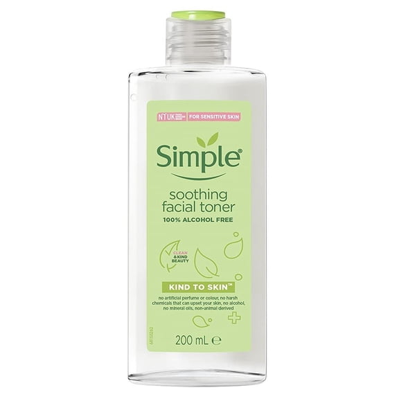 Simple Kind to Skin Facial Toner, Soothing, 6.7 Fl Oz Pack of 1