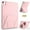 Pink, variant on Dteck Case for iPad Air 13 inch 2025/2024 (M3/M2),Shockproof TPU+Leather Case Stand Back Cover for iPad Pro 12.9 inch 6th Generation 2022,Black