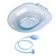 thumbnail image 3 of Asiento de inodoro para baño con asiento para lavabo para mujer, cuenco profundo para baño, resistente a altas temperaturas. azul B, 3 of 9