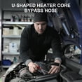 thumbnail image 4 of BESTYASH 1Pcs Heater Core Hose Bypass Kit Black Rubber U Shape for Mechanic Use 9X3.5X0.98In, 4 of 8