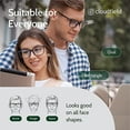 thumbnail image 2 of Blue Light Blocking Glasses for Women & Men - Computer Gaming Glasses - Clear, 2 of 8