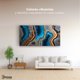 thumbnail image 2 of Cuadro Decorativo Canvas Revolution Abstracto Contraste Natural 120x60, 2 of 3
