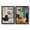 Barnwood Black, variant on Andalusian Forms III - Premium Framed Canvas 2 Piece Set - Ready to Hang