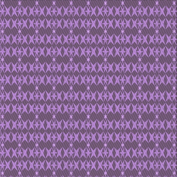 Ahgly Company Indoor Square Patterned Tyrian Purple Area Rugs, 8' Square