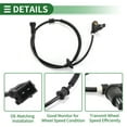 thumbnail image 4 of Unique Bargains ABS Wheel Speed Sensor Rear Left Right ABS Sensor Anti-lock Braking System Sensor No.454574 for Citroen Xantia 1993-2001, 4 of 7