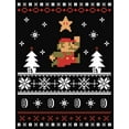 thumbnail image 2 of Junior's Nintendo Mario Ugly Christmas Sweater  Cowl Neck Sweatshirt Black X Large, 2 of 4