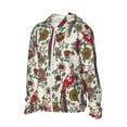 thumbnail image 2 of Kll Dark Enchanted Flowers And Birds Print Men'S Women’s Upf 50+ Sun Protection Outdoor Hoodie Jacket Long Sleeve Fishing Hiking Performance Shirt- X-Large, 2 of 8