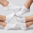 thumbnail image 4 of BlinkLLX 6 Pairs Women Toe Socks Cotton Ankle Low Cut Five Toe Sock for Women Men Athletic Running, 4 of 7